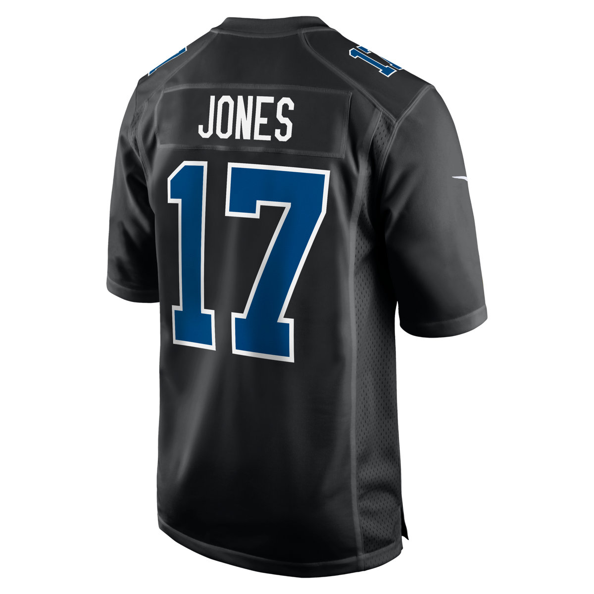 Indianapolis Colts Daniel Jones Carbon Black Fashion Game Jersey