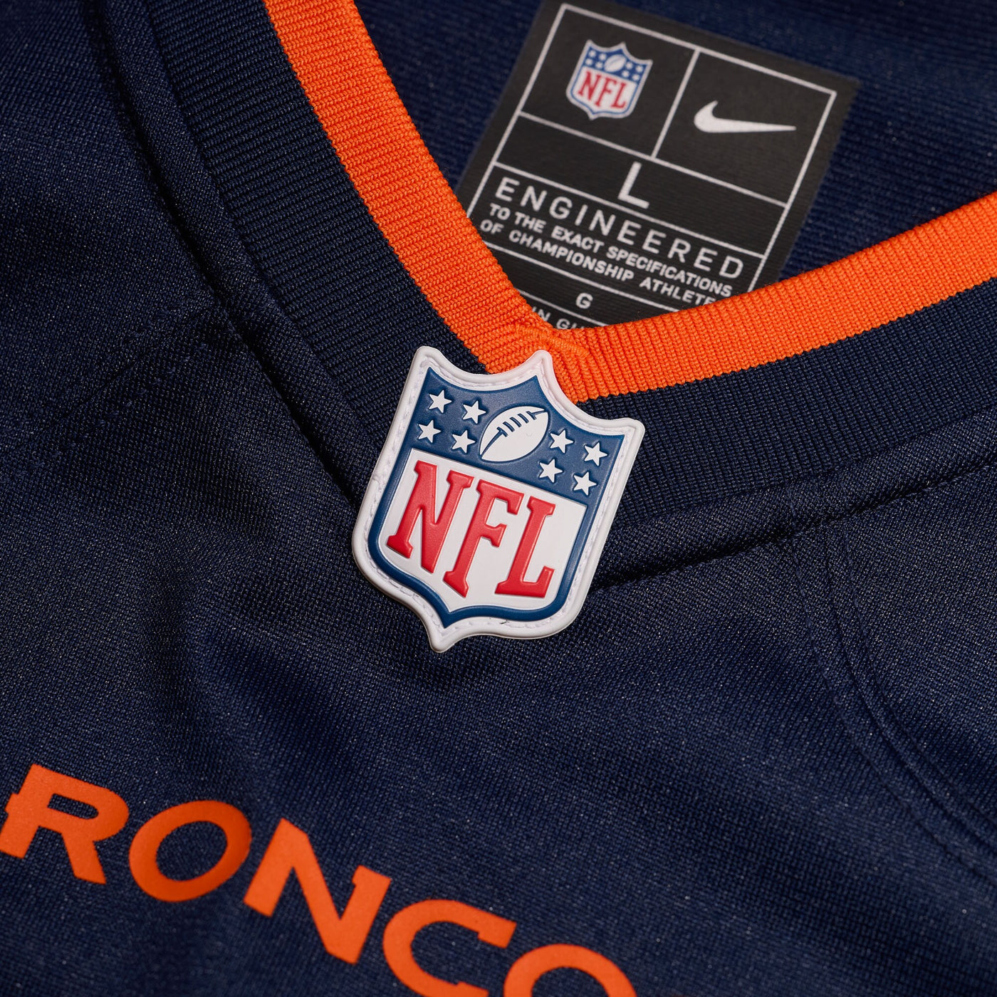 Denver Broncos Bo Nix Nike Navy Alternate Game Jersey