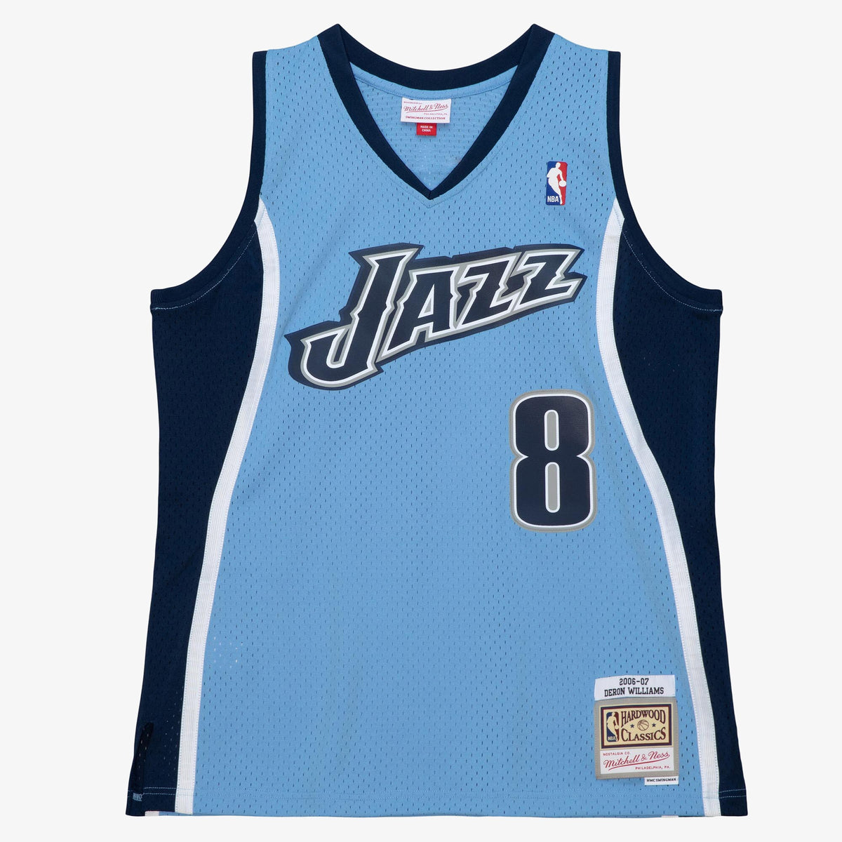Utah Jazz Mitchell & Ness Deron Williams 2006 Alternate Authentic Jersey - Columbia Blue