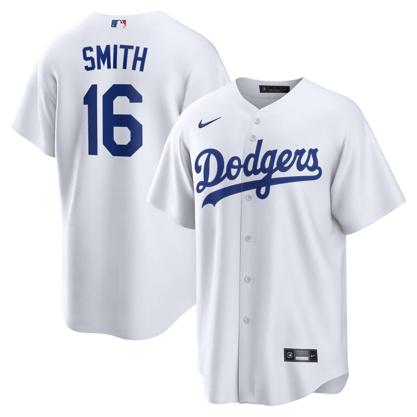 Los Angeles Dodgers Will Smith Nike White Home Replica Jersey