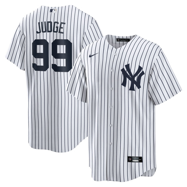 New York Yankees Aaron Judge White Home Replica Player Name Jersey
