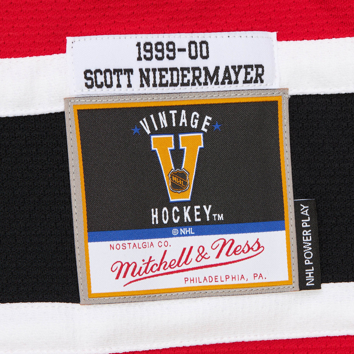 New Jersey Devils Scott Niedermayer Red 2000/01 Power Play Jersey