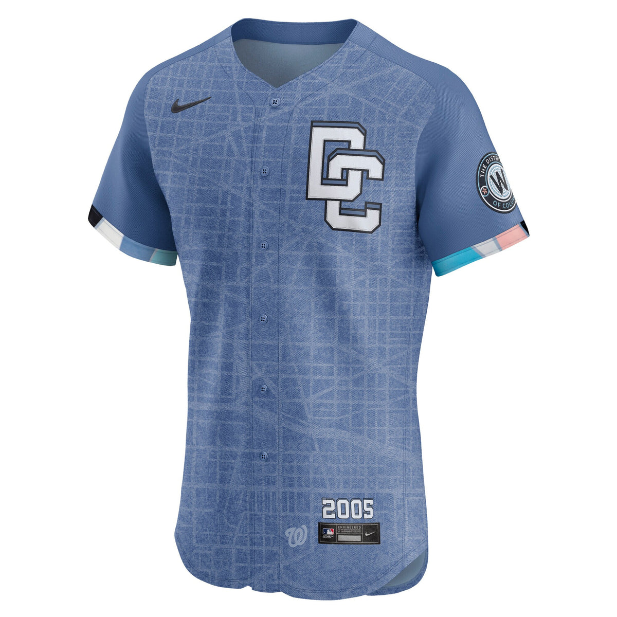 Washington Nationals Blue 2025 City Connect Elite Jersey