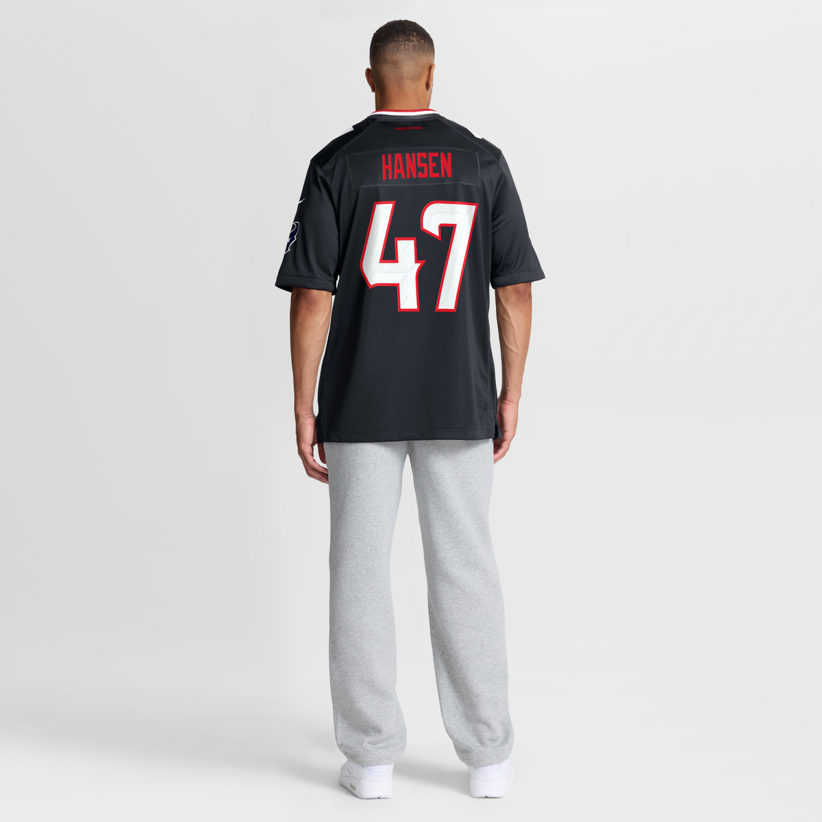 Houston Texans Louis Hansen Navy Team Game Jersey