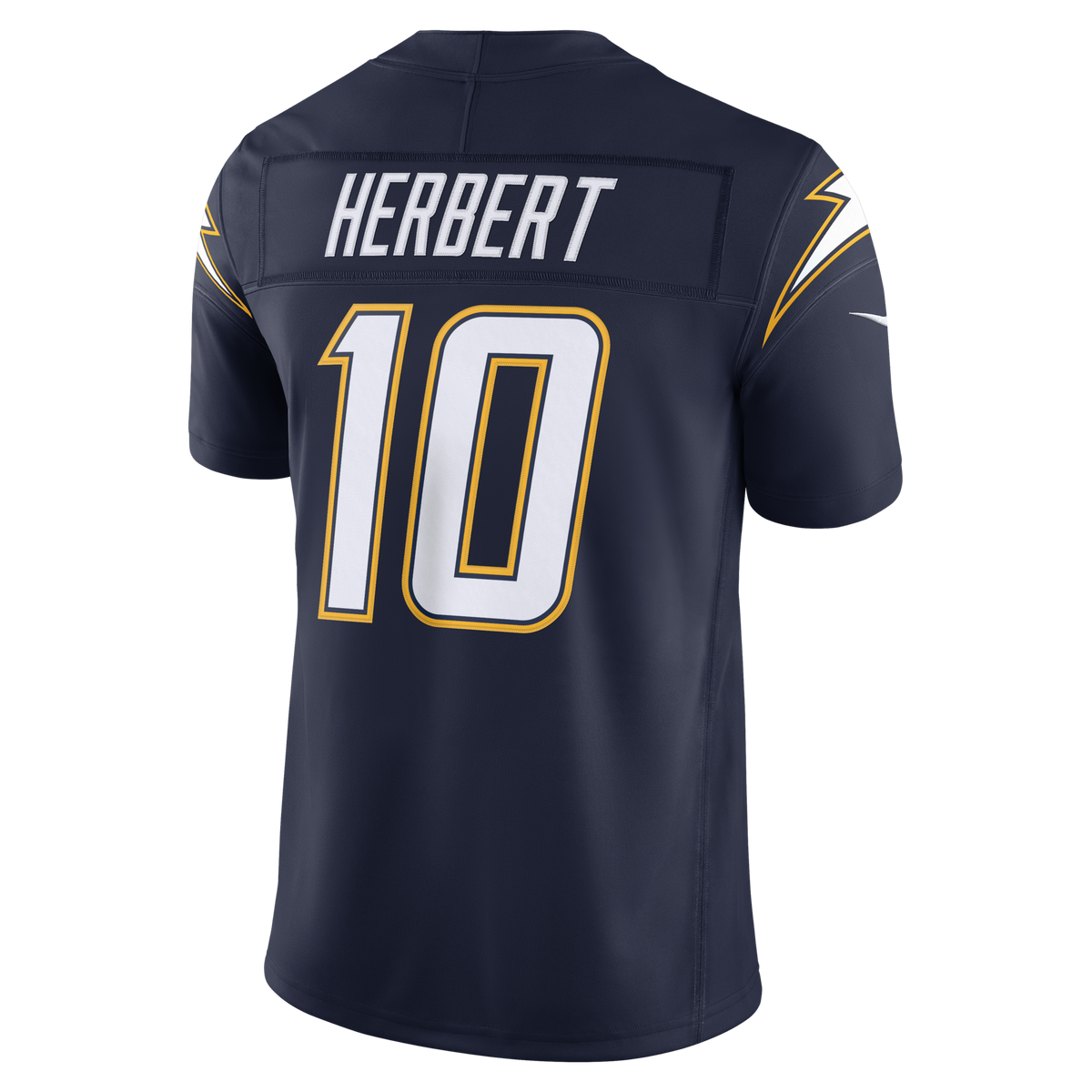 Los Angeles Chargers Justin Herbert Navy Alternate Super Chargers Vapor F.U.S.E. Stitched Limited Jersey