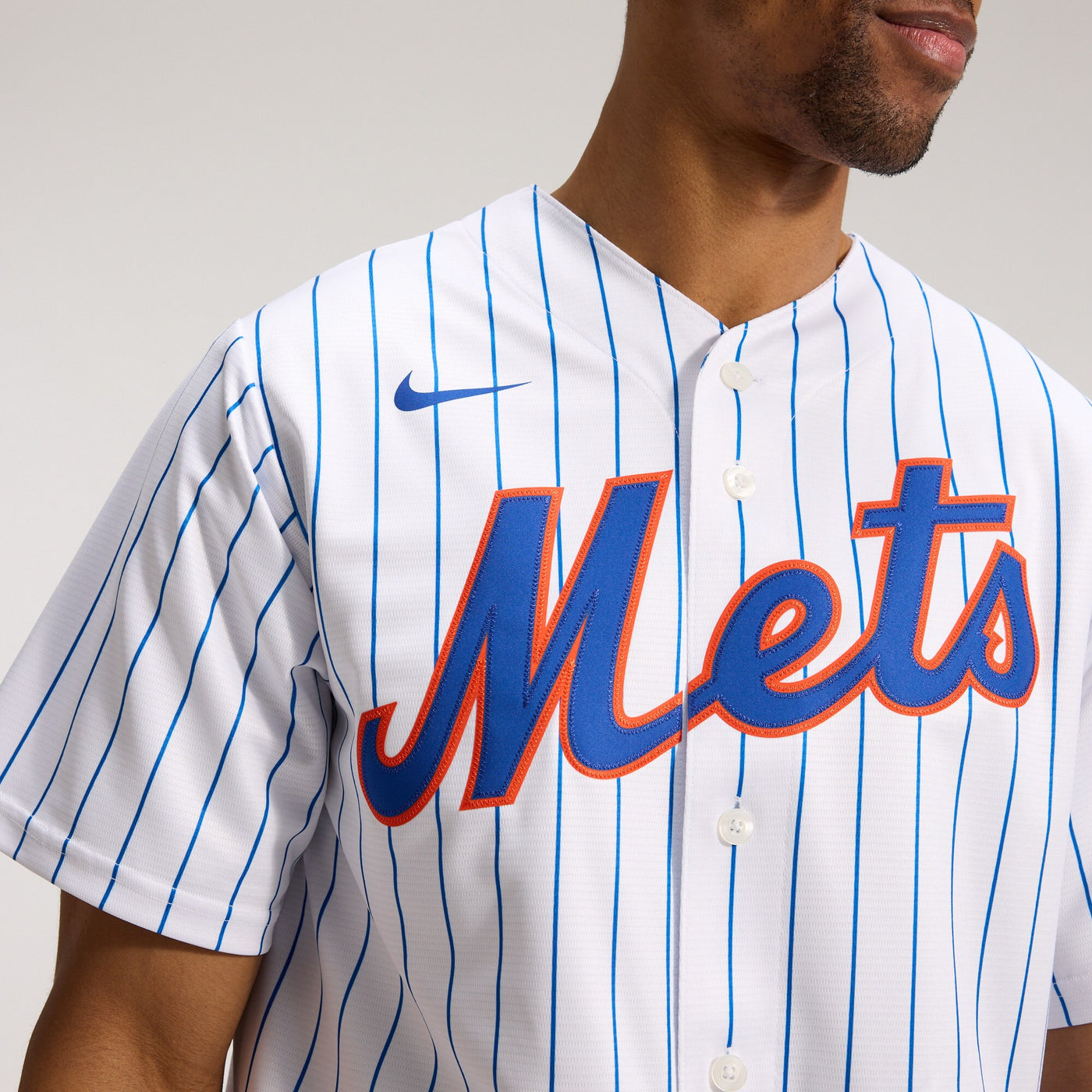New York Mets Nike White Home Replica Player Jersey