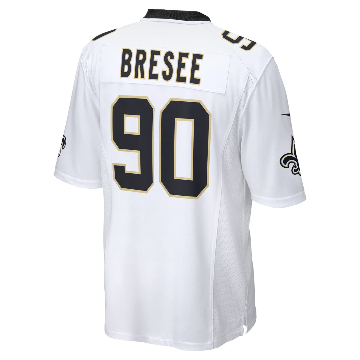 New Orleans Saints Bryan Bresee White Game Jersey