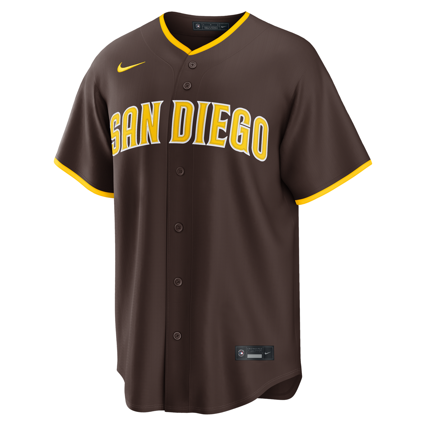 San Diego Padres Fernando Tatis Jr. Nike Brown Road Replica Jersey