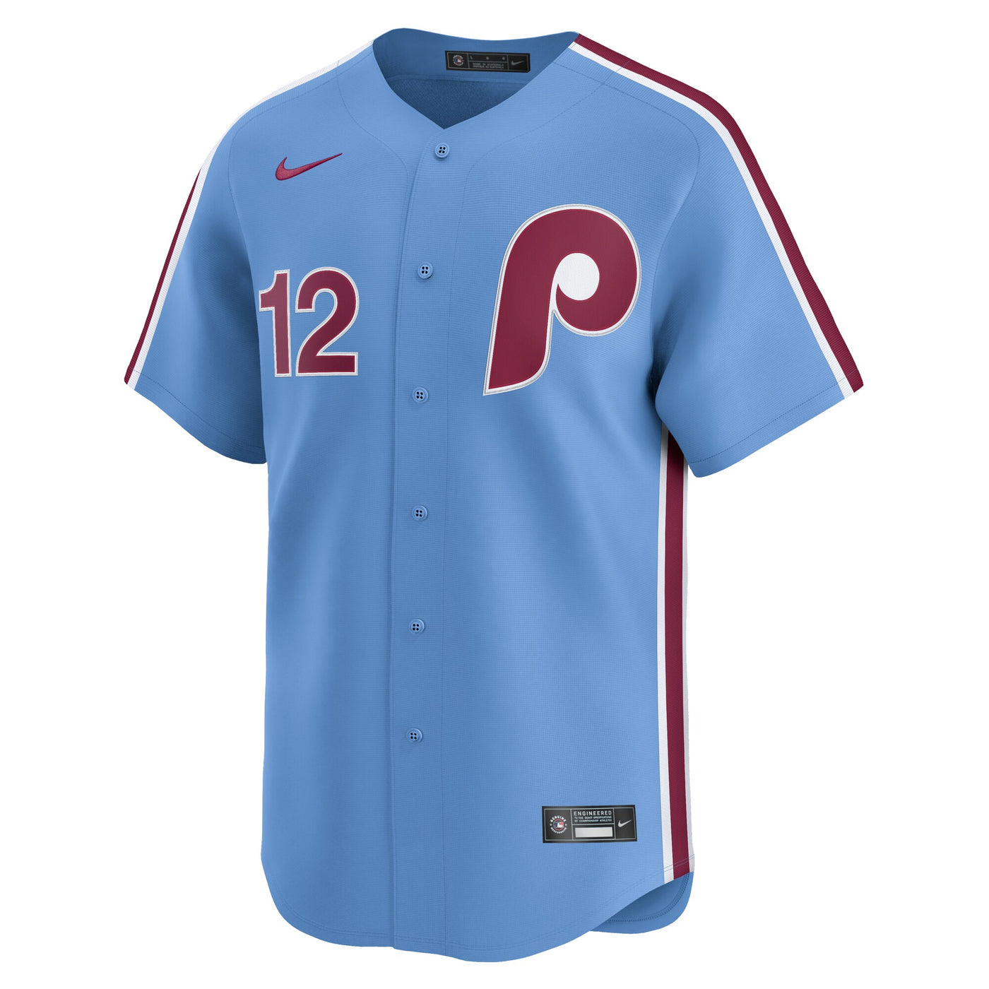 Philadelphia Phillies Kyle Schwarber Nike Light Blue Alternate Limited Jersey
