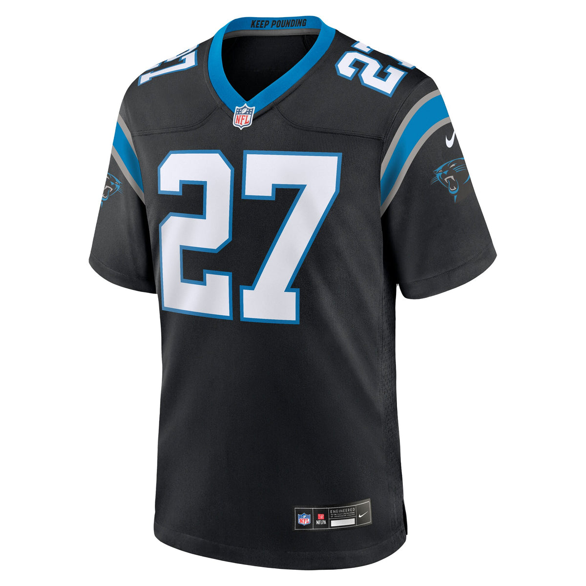 Carolina Panthers Isaiah Simmons Black Team Game Jersey