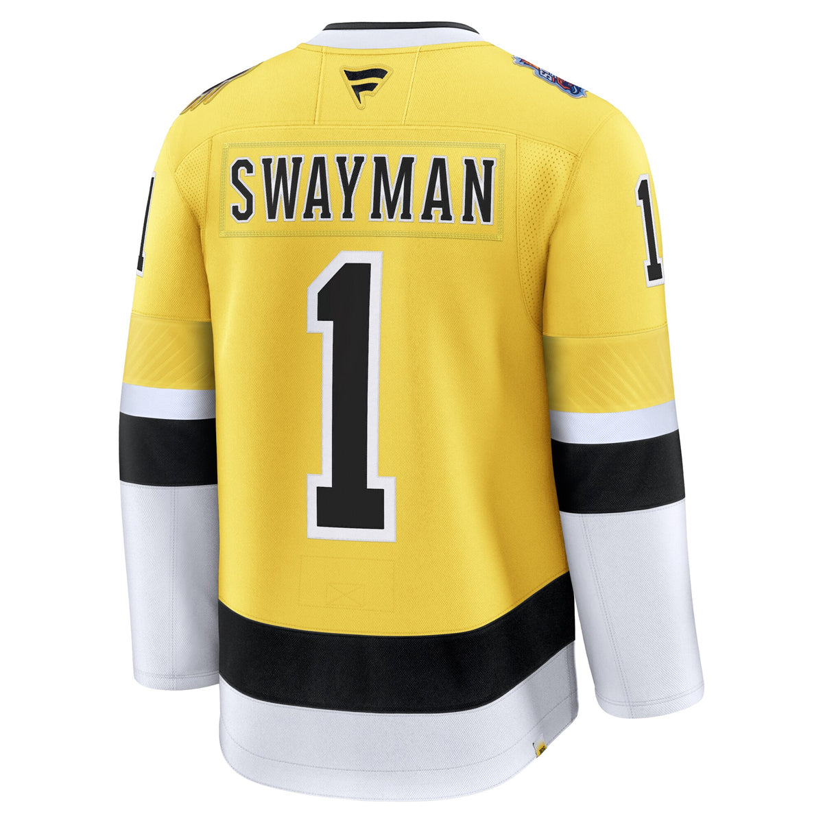 Boston Bruins Jeremy Swayman Fanatics Gold 2026 NHL Stadium Series Premium Jersey
