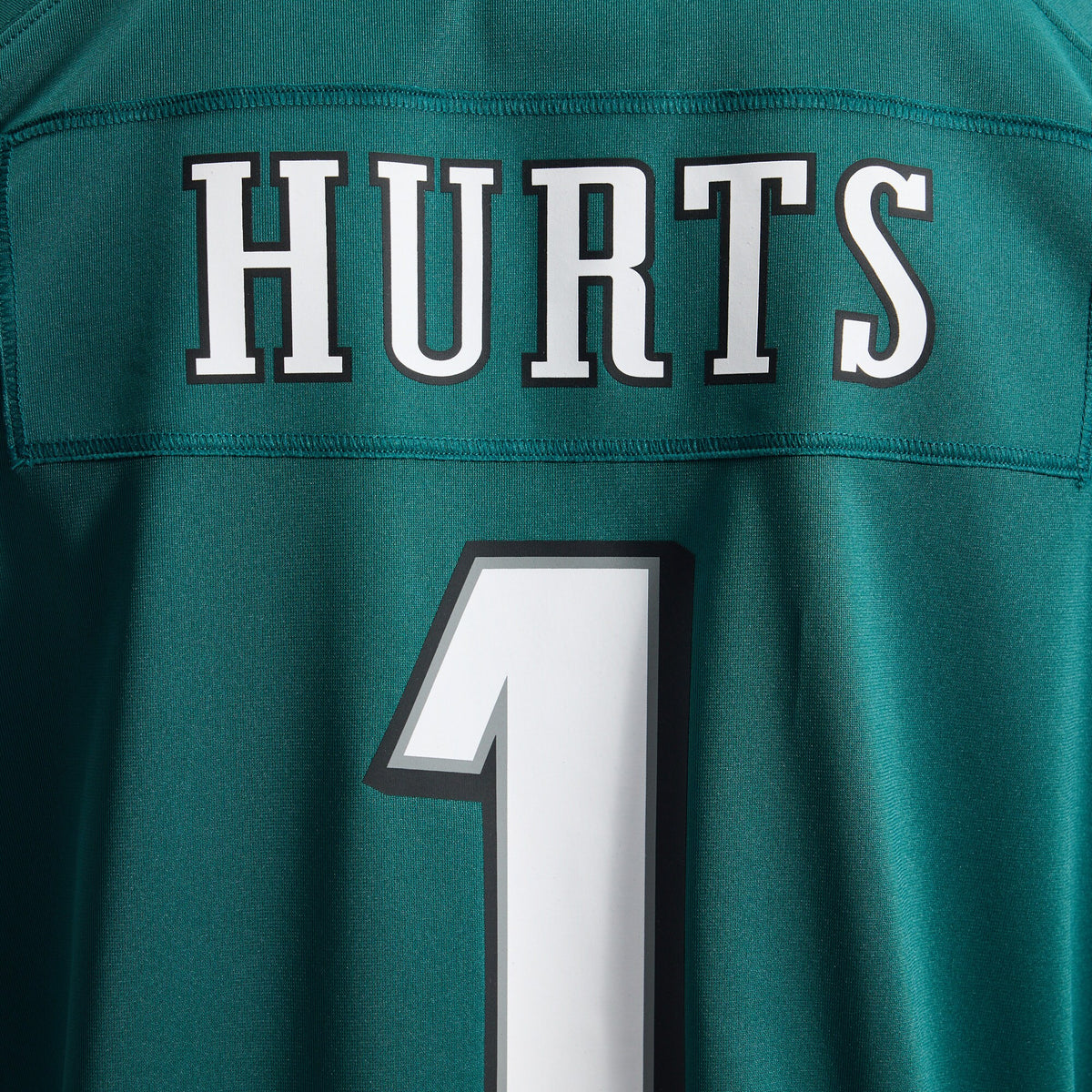 Philadelphia Eagles Jalen Hurts Midnight Green Team Game Jersey