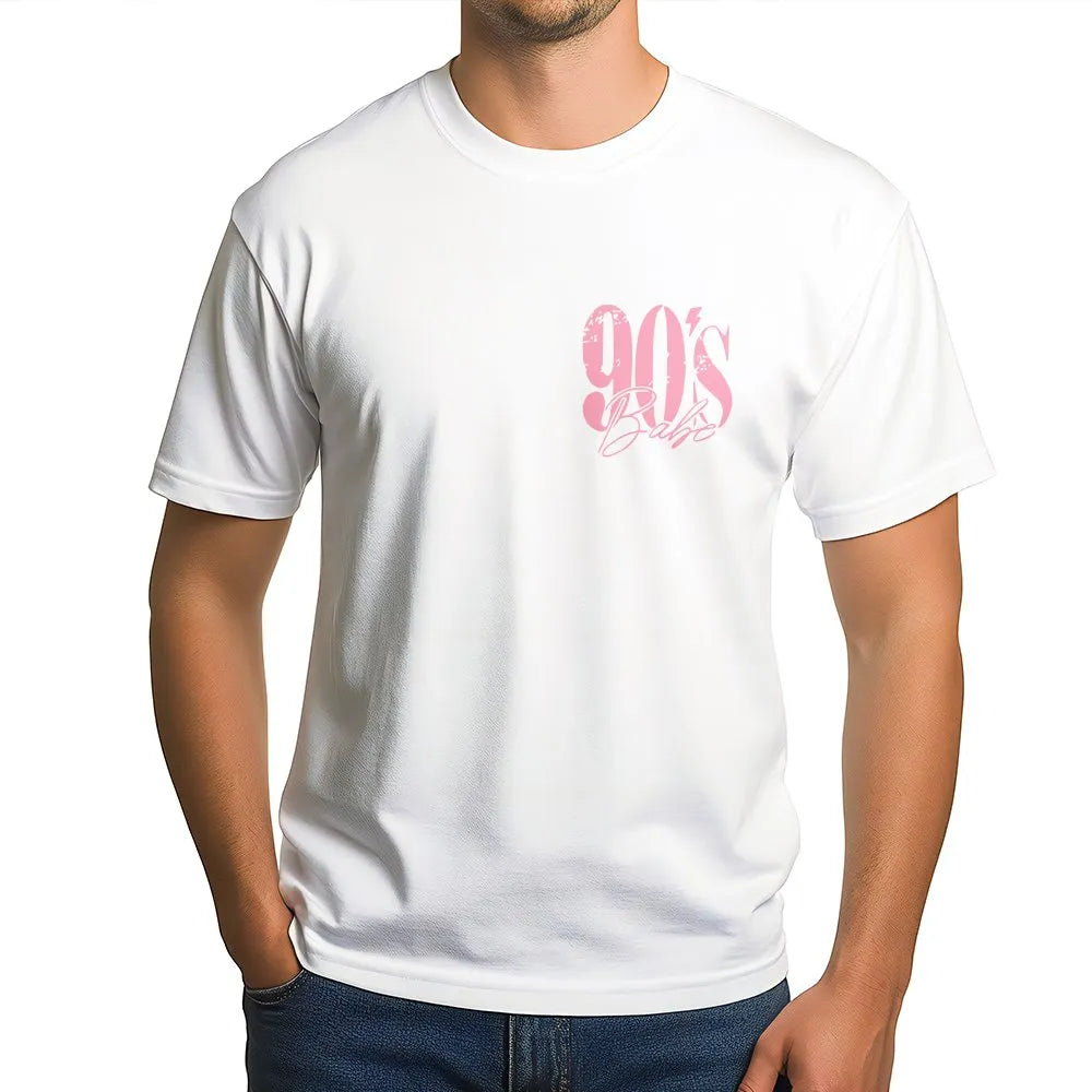 90s Babe T-Shirt | Retro Y2K Graphic Sweatshirt | Premium Soft Pullover | Nostalgic 90s Throwback Gift