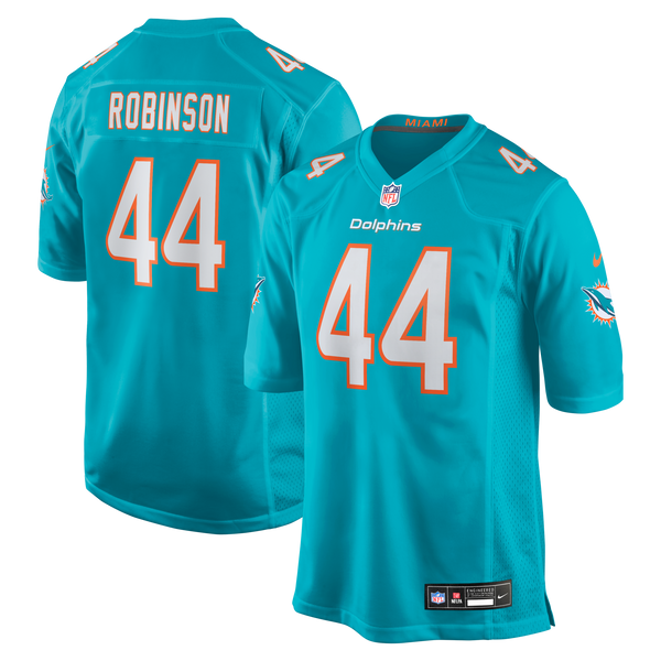 Miami Dolphins Chop Robinson Nike Aqua Player Game Jersey