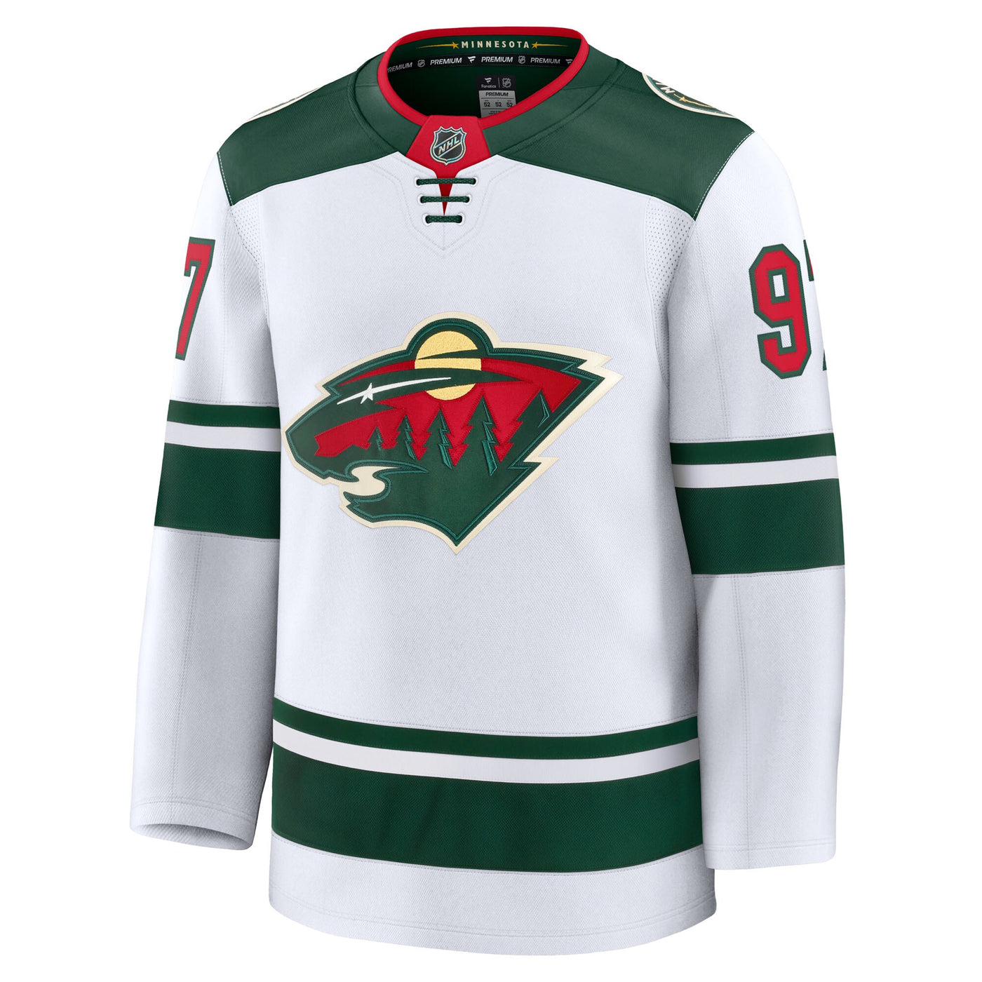Minnesota Wild Kirill Kaprizov Fanatics White Away Premium Jersey