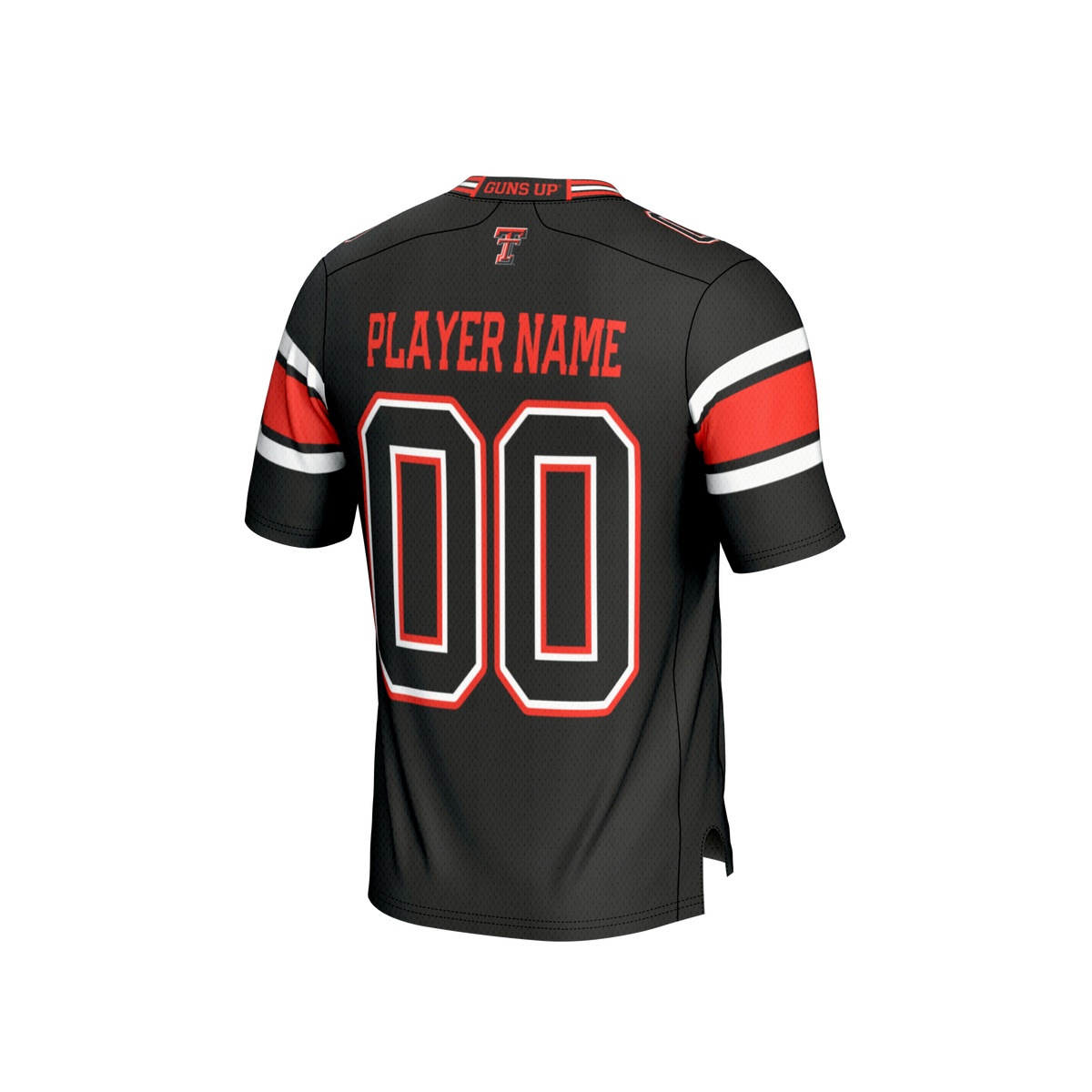 Texas Tech Red Raiders GameDay Greats Personalized Football Fashion Jersey - Black
