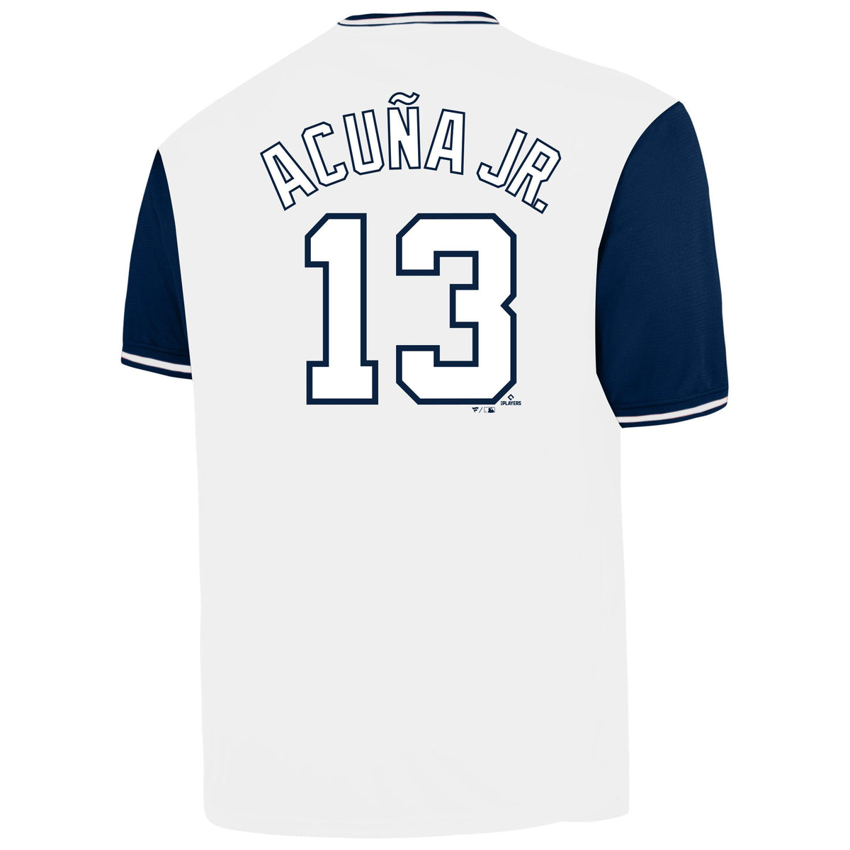 Atlanta Braves Ronald Acuña Jr. Profile White Big & Tall Name & Number Jersey
