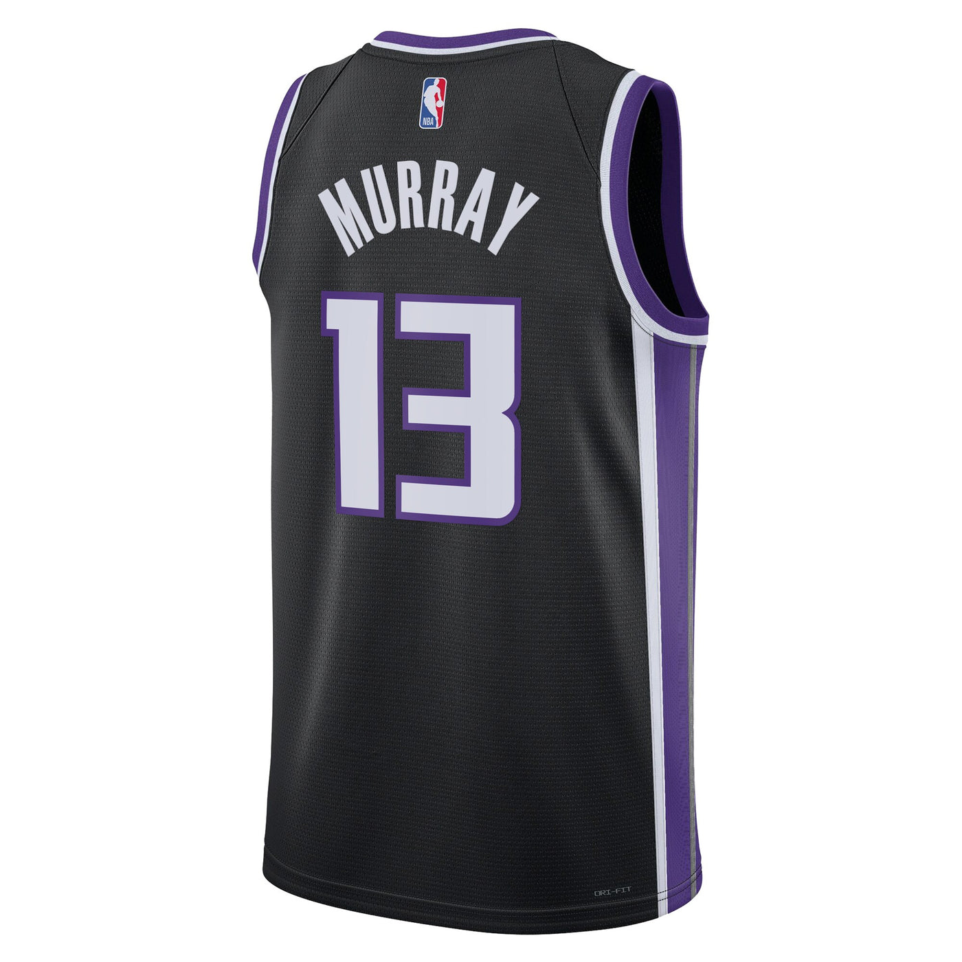 Sacramento Kings Nike Icon Edition Swingman Jersey - Black - Keegan Murray