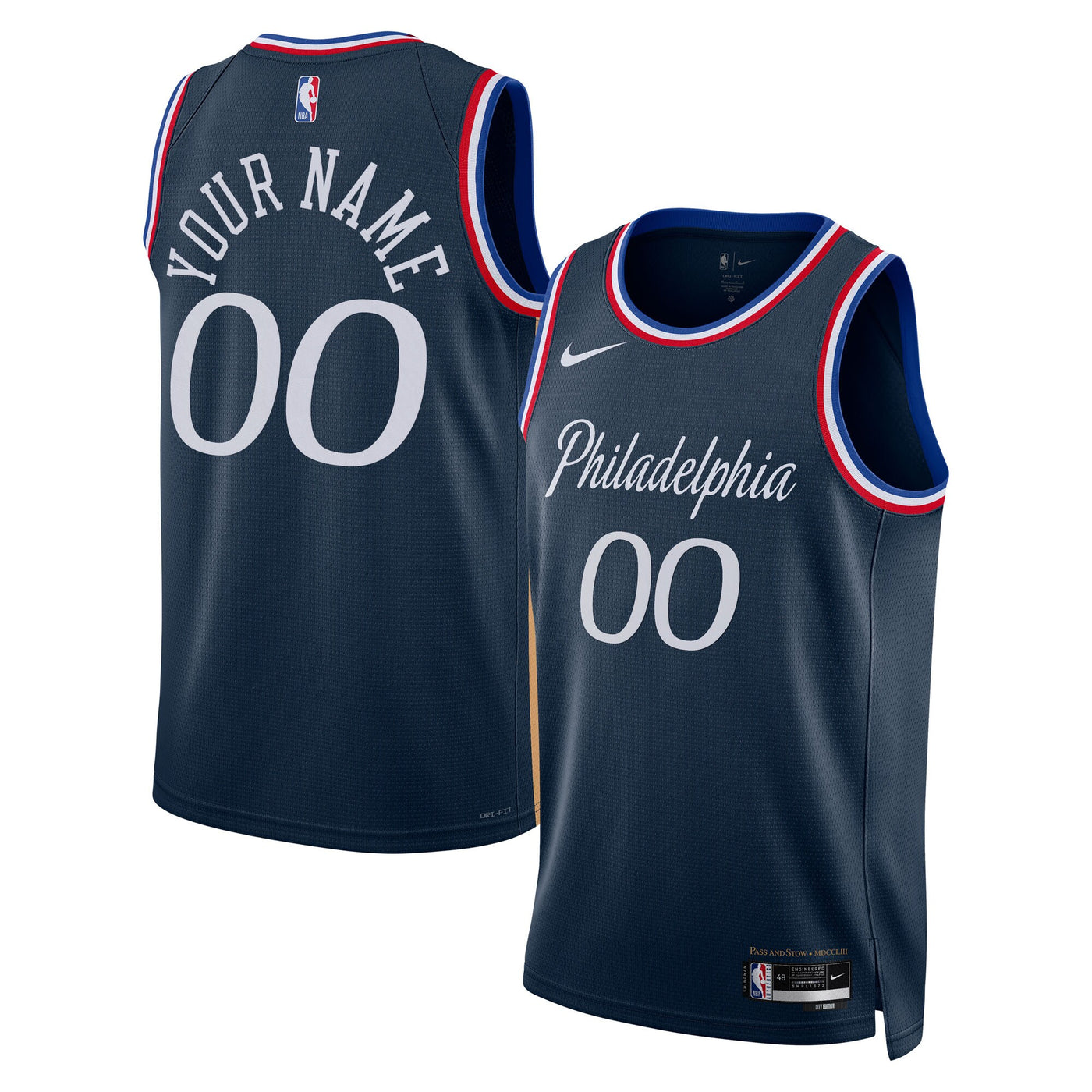 Nike Philadelphia 76ers 2025/26 City Edition Swingman Jersey - Custom
