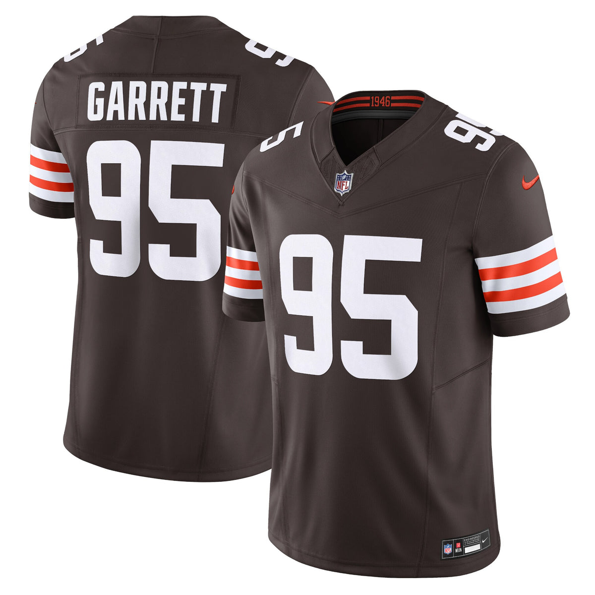 Cleveland Browns Myles Garrett Brown Vapor F.U.S.E. Limited Jersey