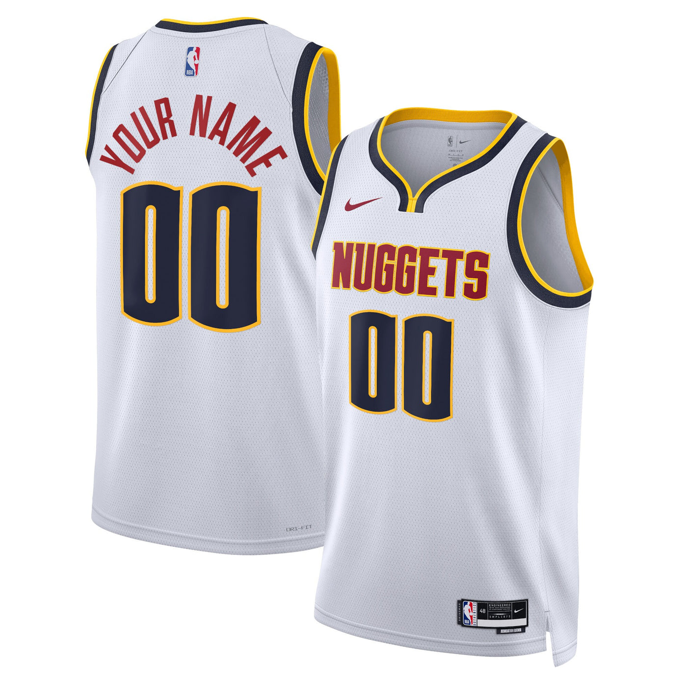 Denver Nuggets Nike Association Swingman Jersey - Custom