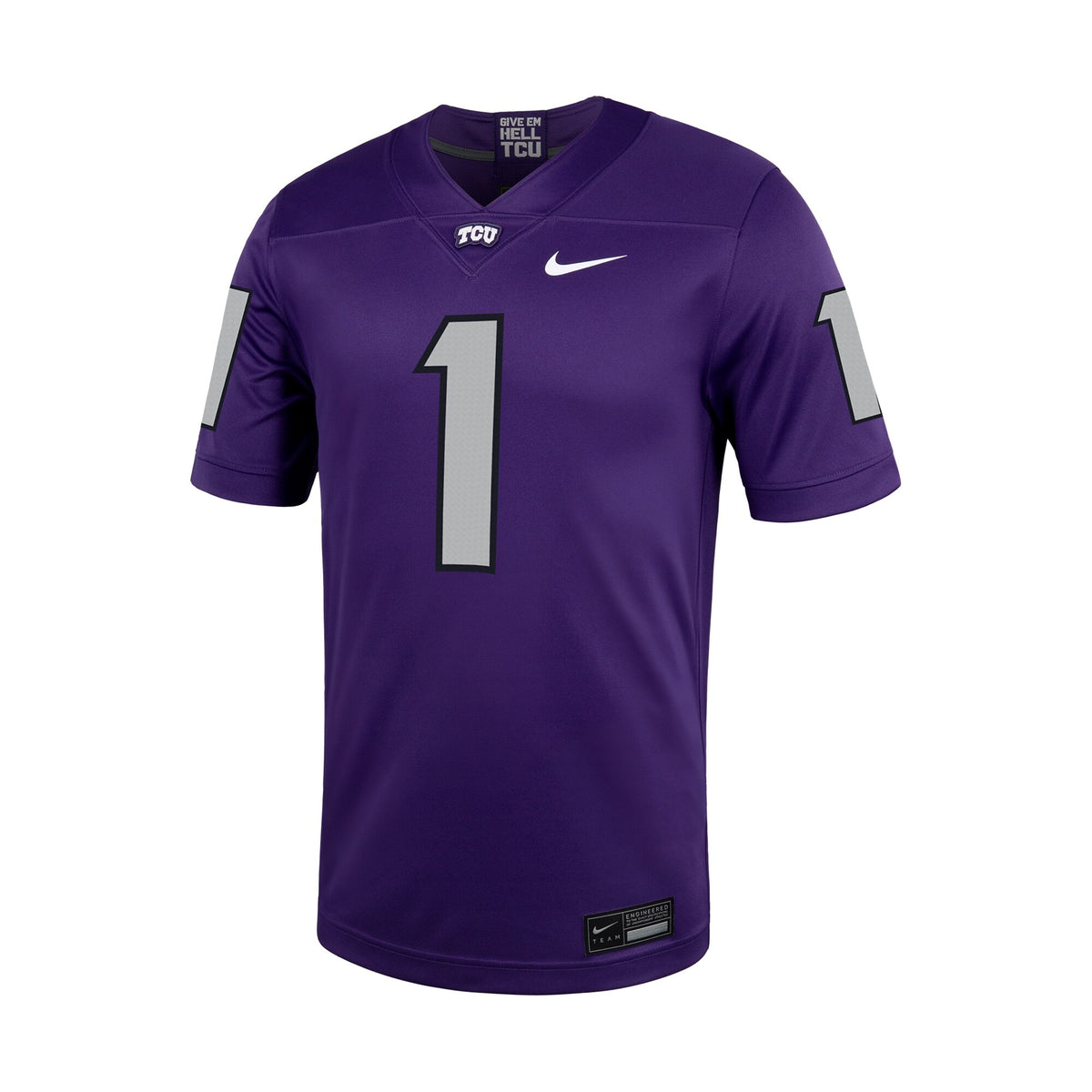 #1 TCU Horned Frogs Untouchable Football Jersey – Purple