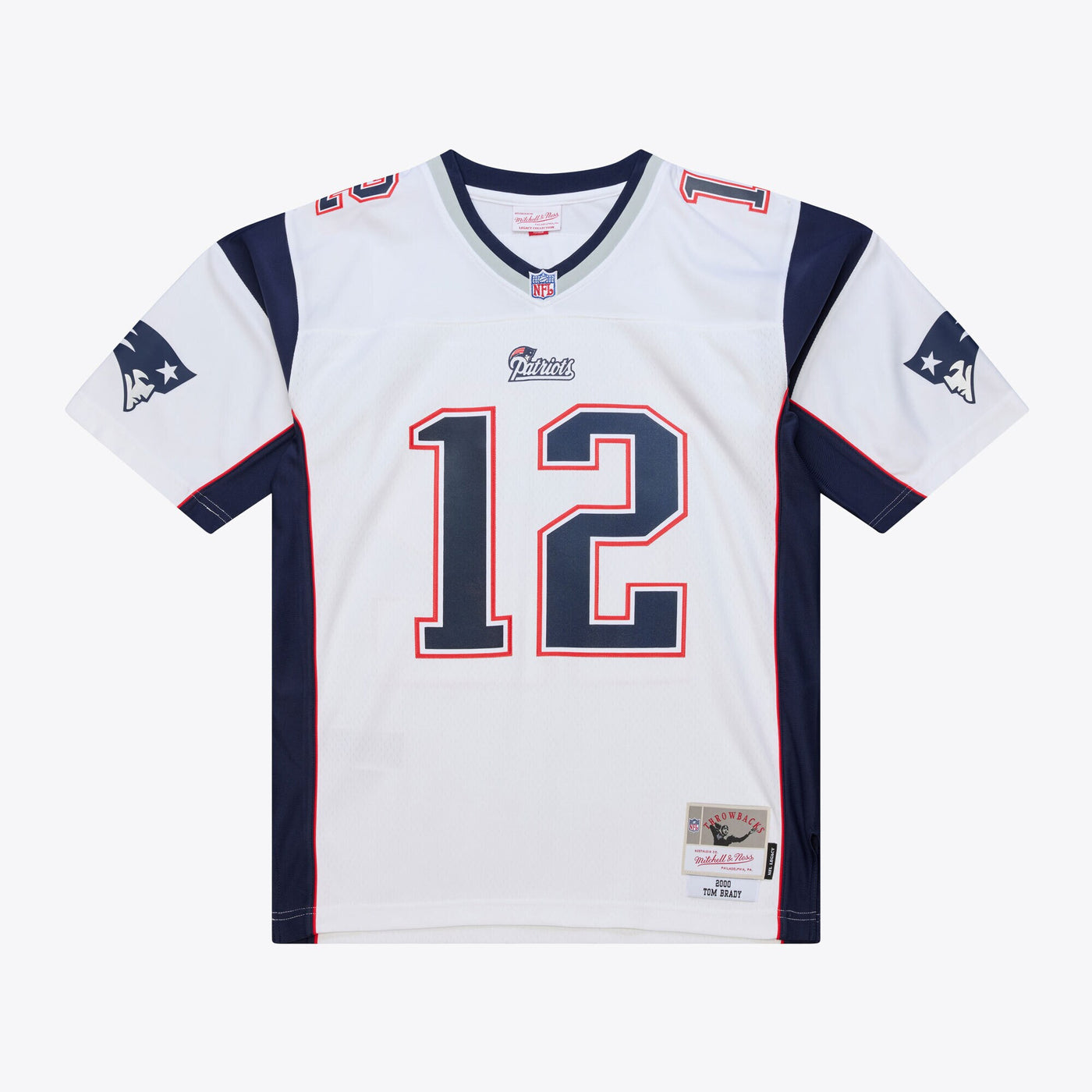New England Patriots Tom Brady Mitchell & Ness White 2000 Legacy Replica Jersey