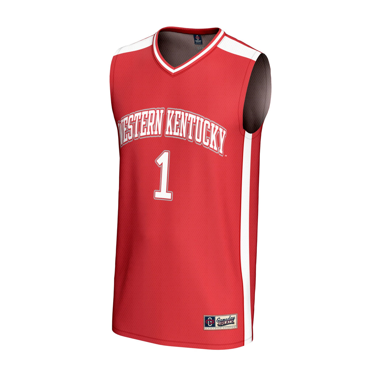 #1 Western Kentucky Hilltoppers GameDay Greats Lightweight Collegiate Basketball Fashion Jersey - Red