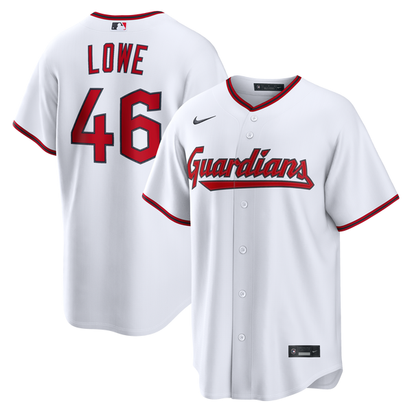 Cleveland Guardians Nathaniel Lowe White Home Replica Jersey