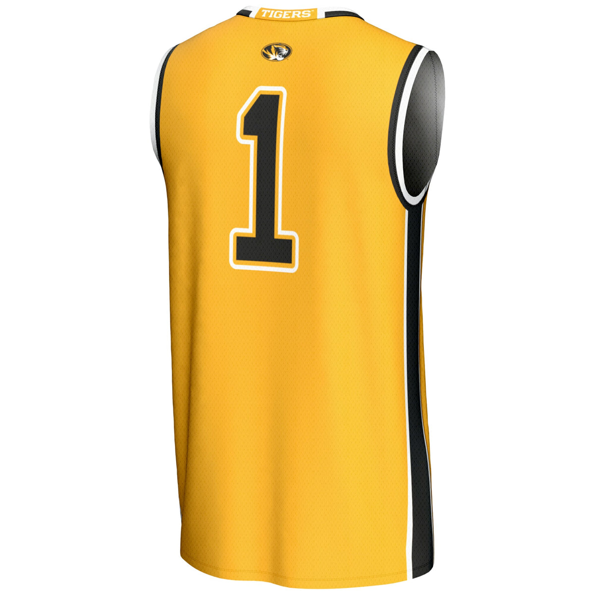 #1 Missouri Tigers GameDay Greats Lightweight Basketball Jersey - Gold