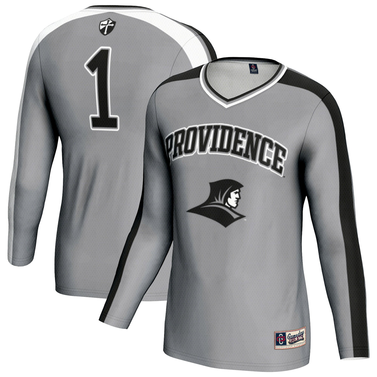 Providence Friars GameDay Greats #1 Lightweight Volleyball Fashion Jersey - Silver