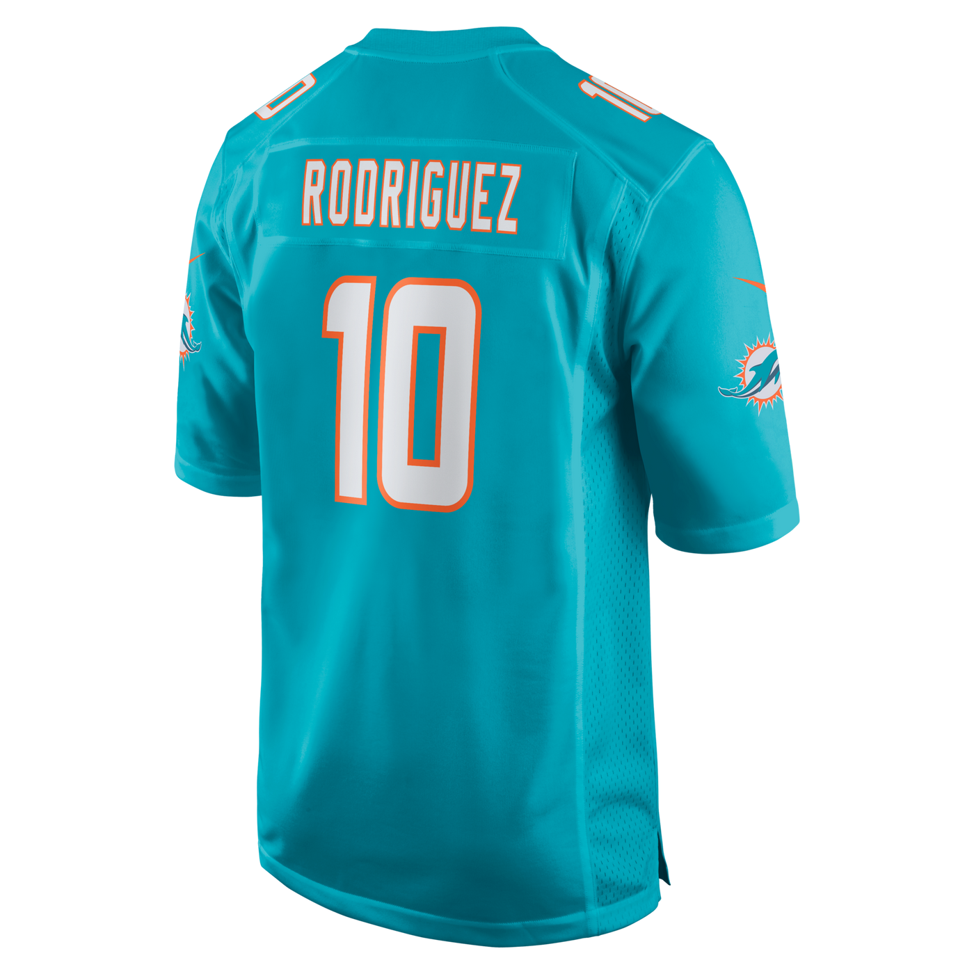 Miami Dolphins Jacob Rodriguez Nike Aqua Game Jersey