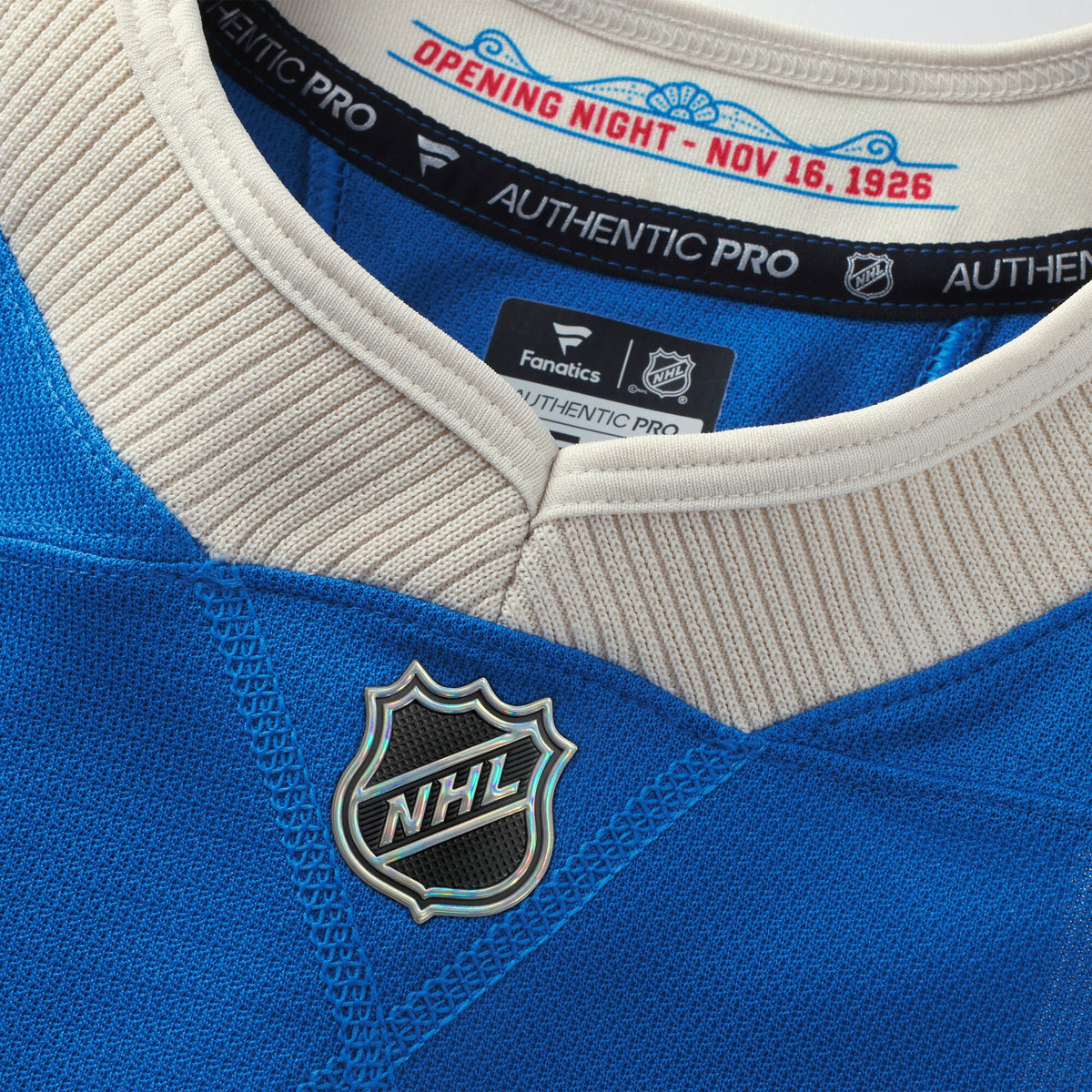 New York Rangers Fanatics Blue Centennial Authentic Pro Jersey