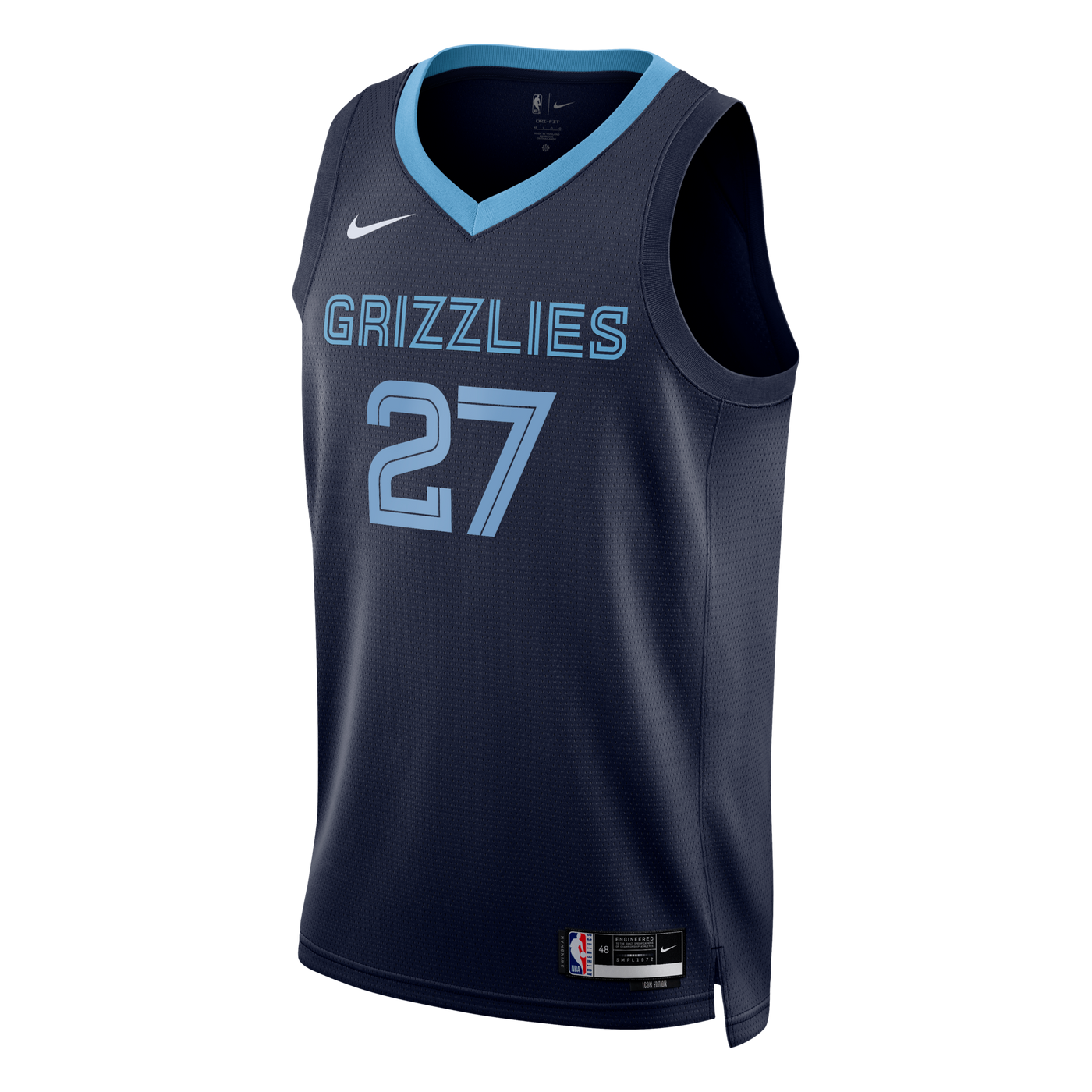 Memphis Grizzlies Nike Icon Swingman Jersey - Black - Cameron Boozer