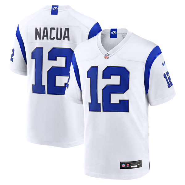Los Angeles Rams Puka Nacua Nike Fearsome White Game Jersey