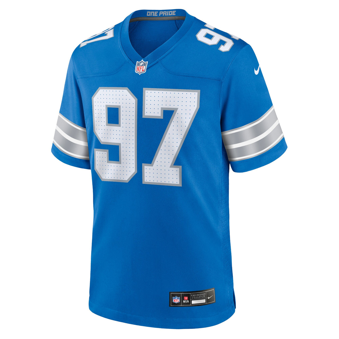 Detroit Lions Aidan Hutchinson Nike Blue Game Jersey