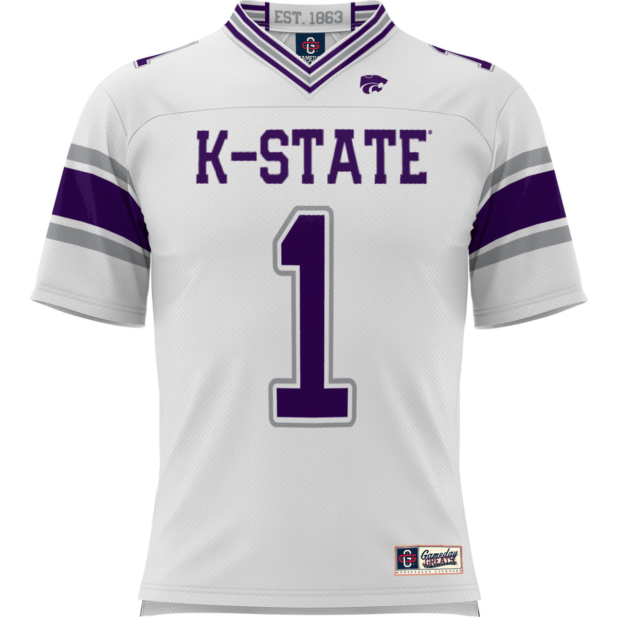 #1 Kansas State Wildcats GameDay Greats Football Jersey - White