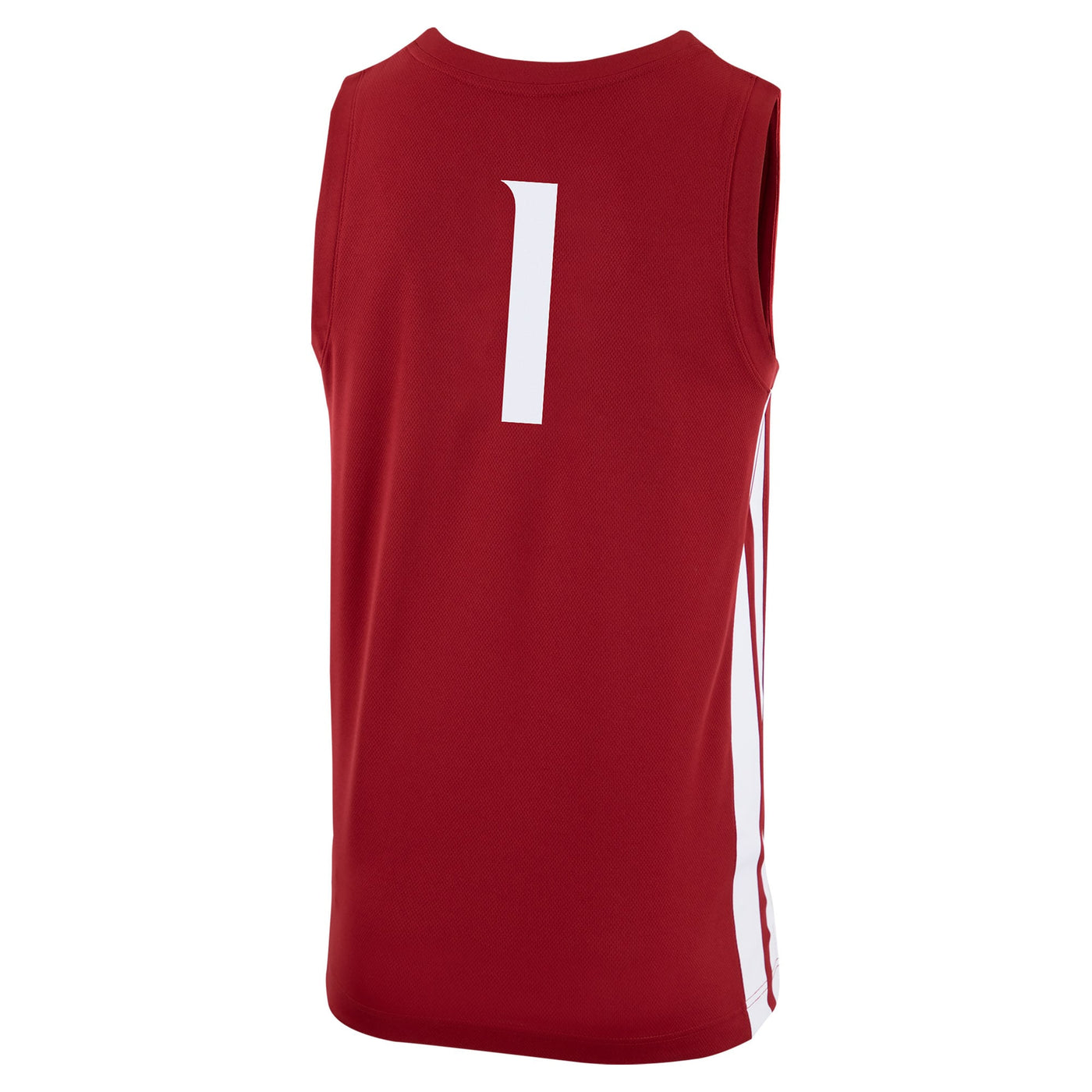 Nike #1 Crimson Washington State Cougars Logo Replica Basketball Jersey