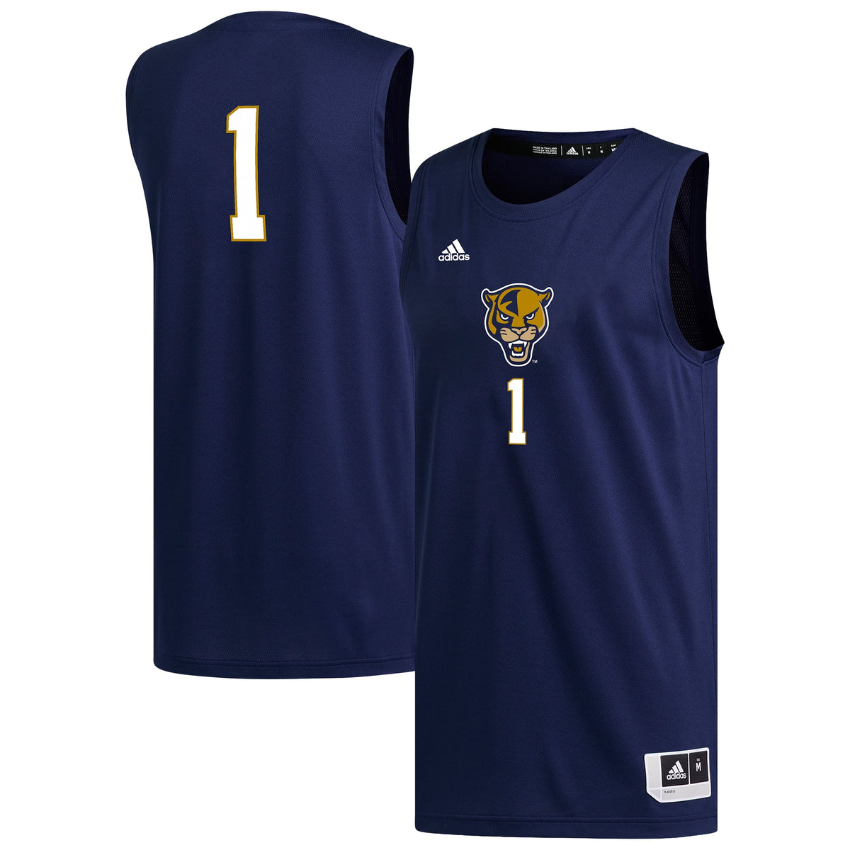 #1 FIU Panthers Replica Basketball Jersey - Navy