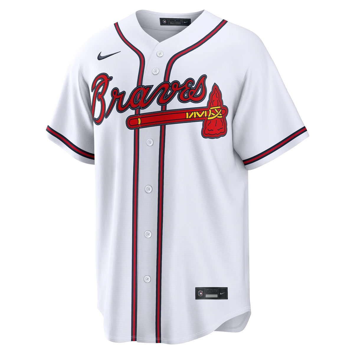Atlanta Braves Ronald Acuña Jr. White Home Replica Jersey