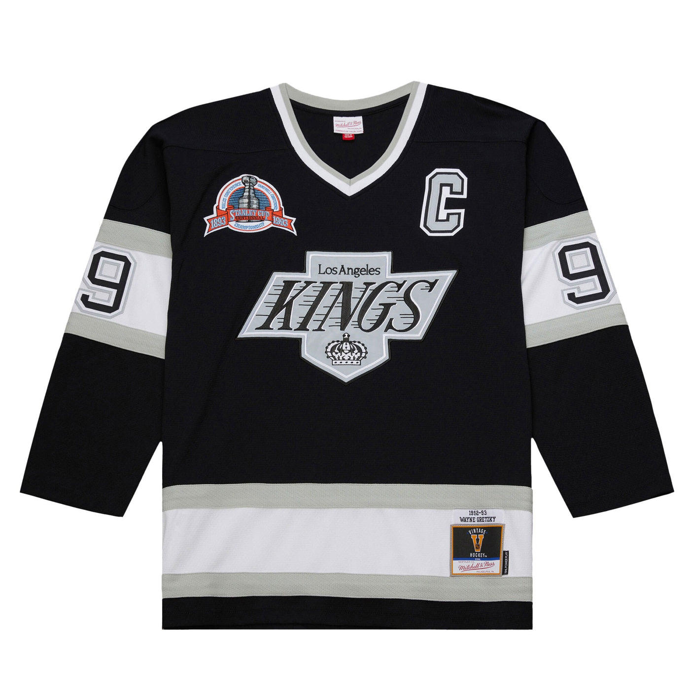 Los Angeles Kings Wayne Gretzky Black 1992-93 Power Play Jersey