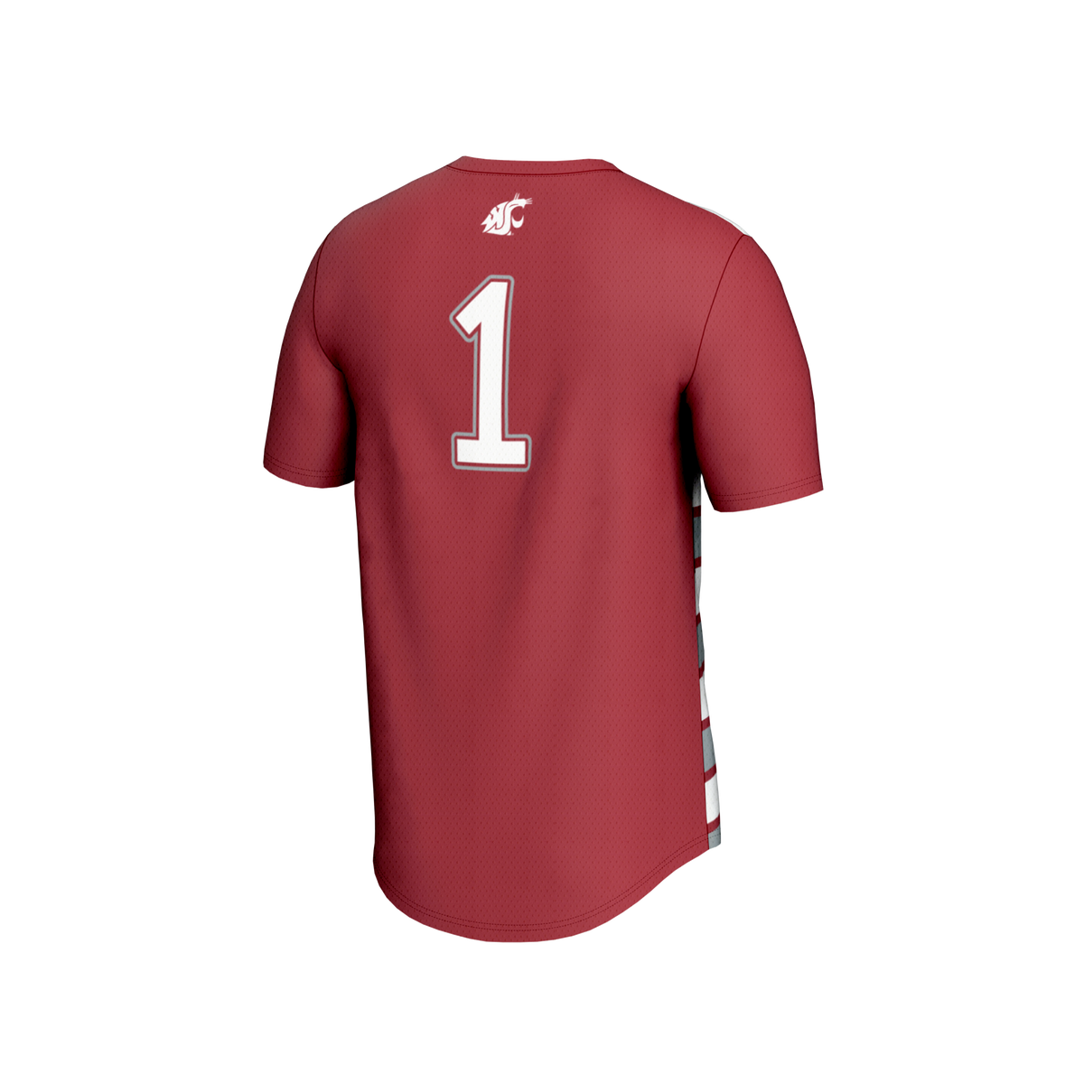 #1 Washington State Cougars GameDay Greats Lightweight Soccer Fashion Jersey - Crimson