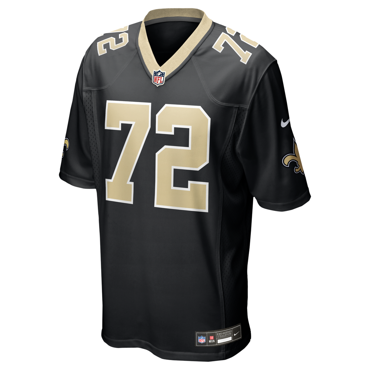 New Orleans Saints Asim Richards Black Team Game Jersey