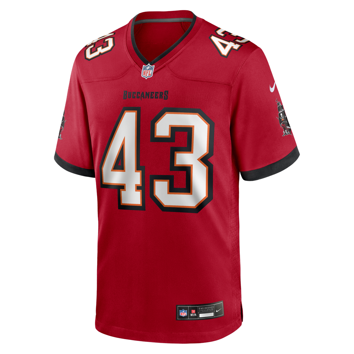 Tampa Bay Buccaneers Chris Braswell Red Game Jersey