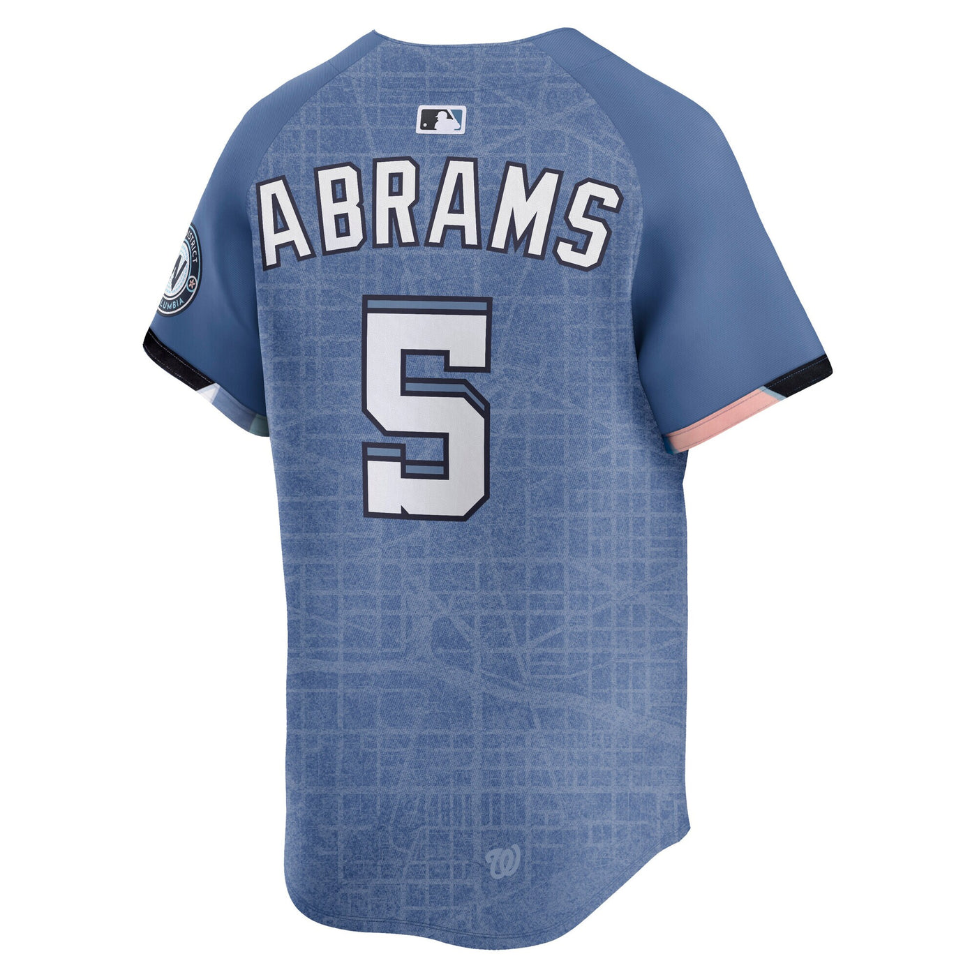 Washington Nationals CJ Abrams Nike Blue 2025 City Connect Limited Jersey