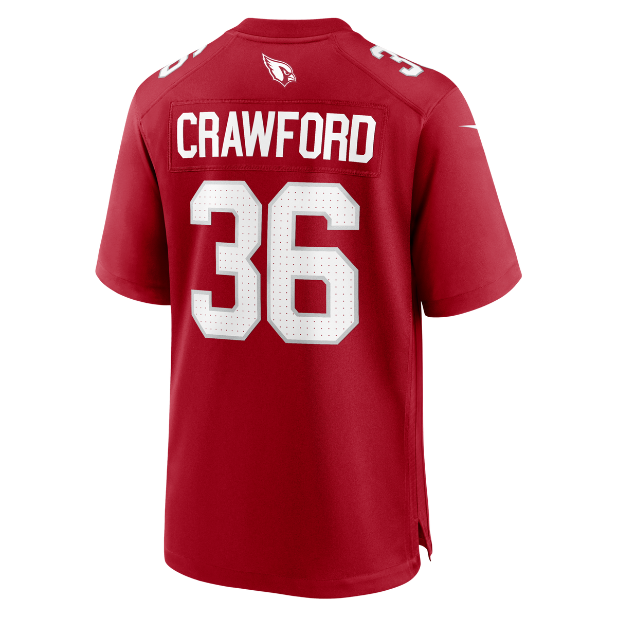 Arizona Cardinals Kitan Crawford Cardinal Team Game Jersey