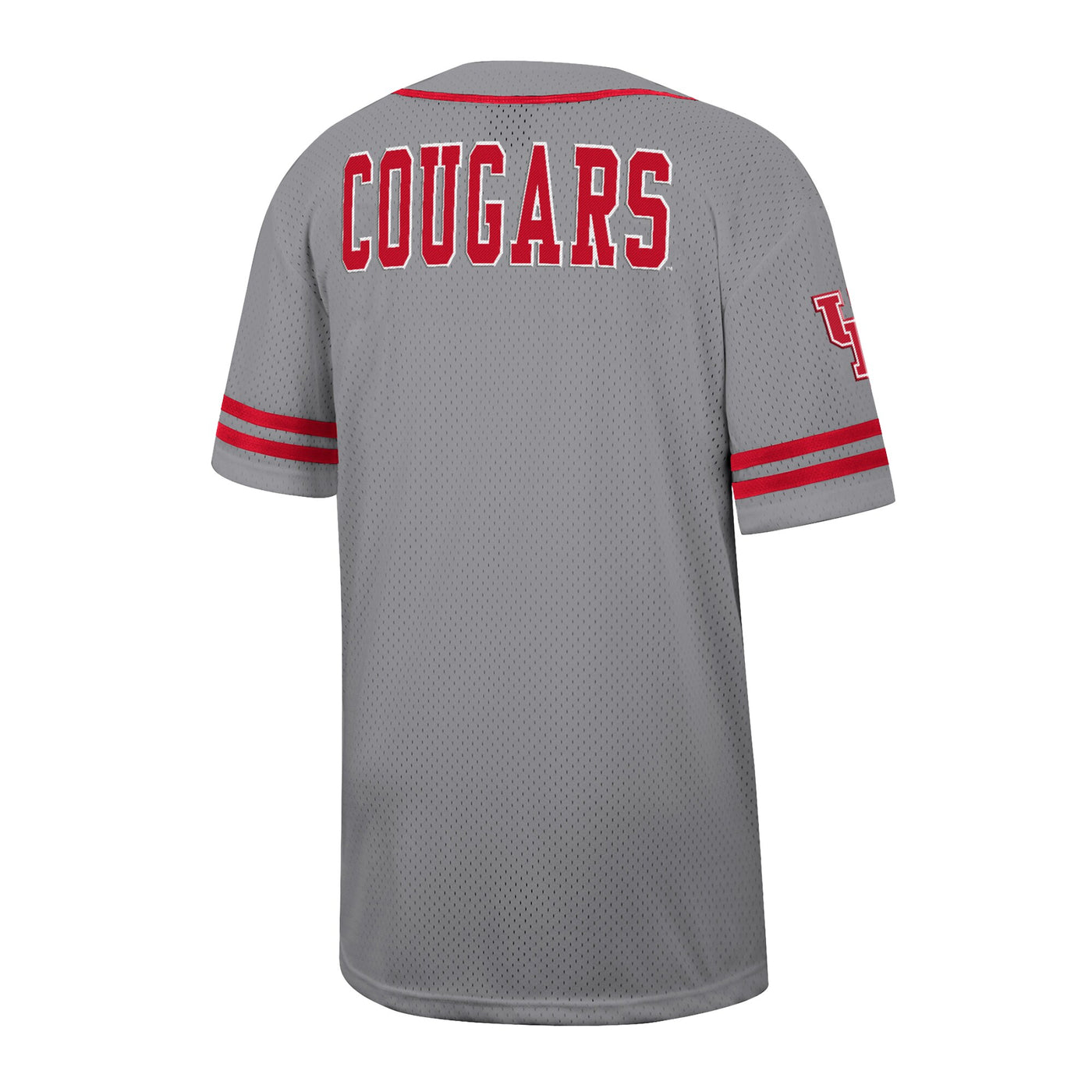 Colosseum Gray Houston Cougars Free Spirited Baseball Jersey