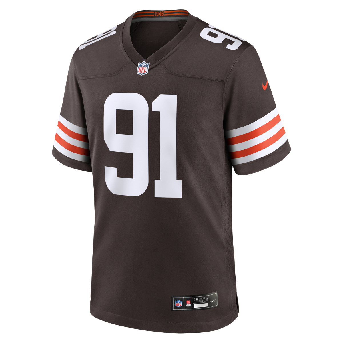 Cleveland Browns Alex Wright Brown Team Game Jersey