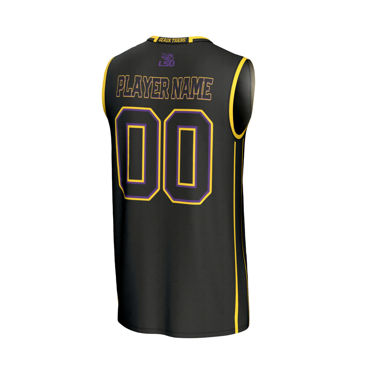 LSU Tigers GameDay Greats Lightweight Collegiate Basketball NIL Pick-A-Player Fashion Jersey - Black