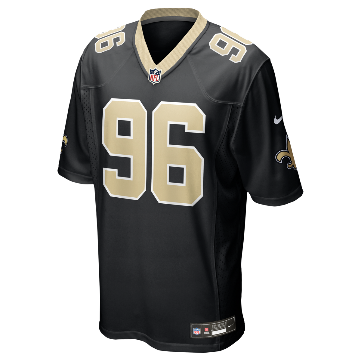 New Orleans Saints Carl Granderson Black Game Jersey